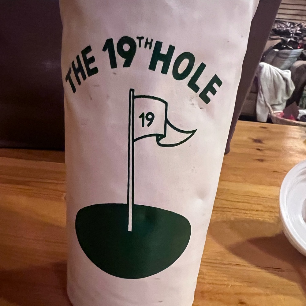 The 19th Hole White and Green Party Cooler
